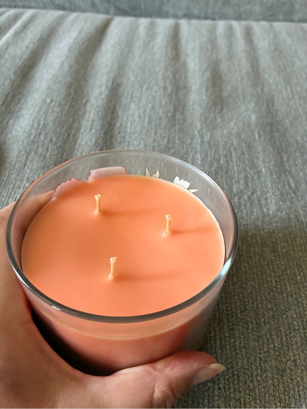 Bath & Body Works Georgia Peach 3 Wick Scented Candle - Peach - Picture 3 of 5